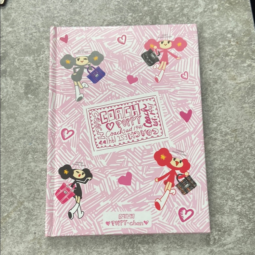 Coach Poppy-chan notebook NWOT